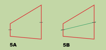 Step 1: Using the same rectangular shape as in Figure-4B, measure each 